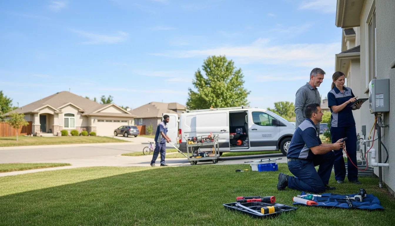 Tankless water heater service in Mingus, TX